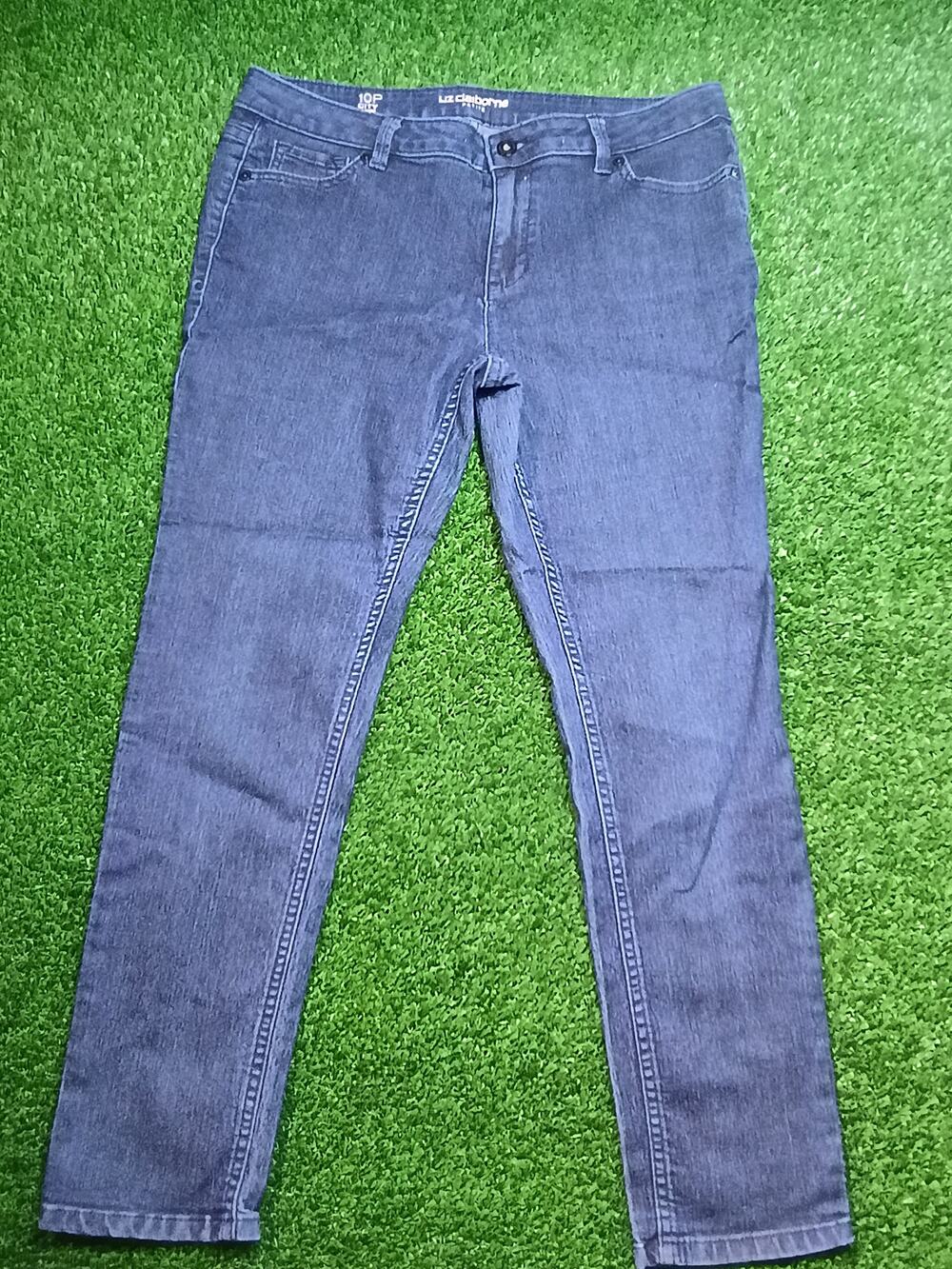 Liz Claiborne Skinny Jeans Dark Wash Size 10P